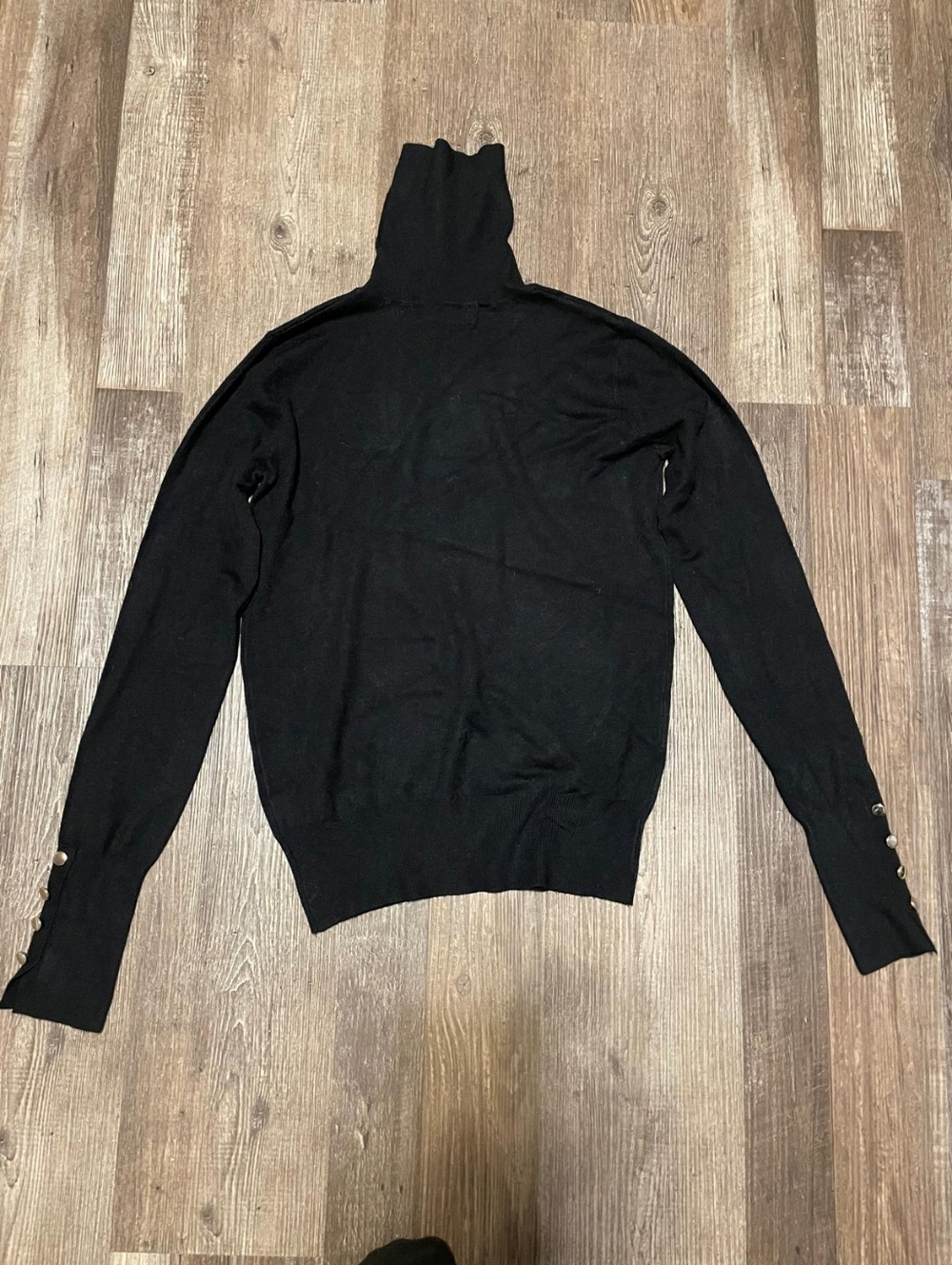Men's Black Turtleneck Sweater - Classic Knit